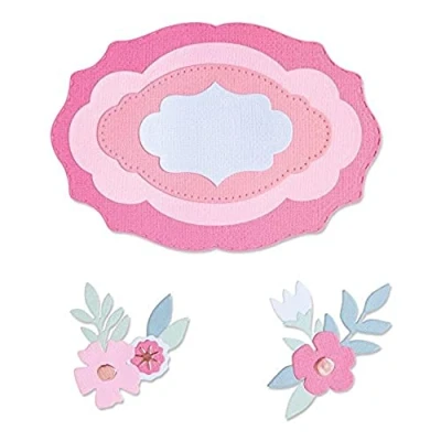 Image of Sizzix Framelits Die Set 11PK Layered Labels by Jessica Scott, 665482, One Size