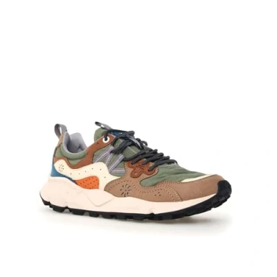 Image of FLOWER MOUNTAIN Yamano 3 Men&#039;s Olive Trainers EUR 42