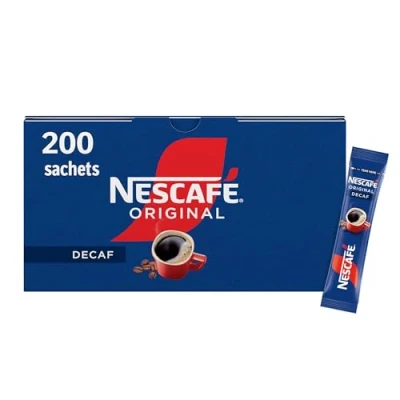 Image of NESCAFÉ Original Decaf Instant Coffee Sachets 200 x 1.8g Sticks