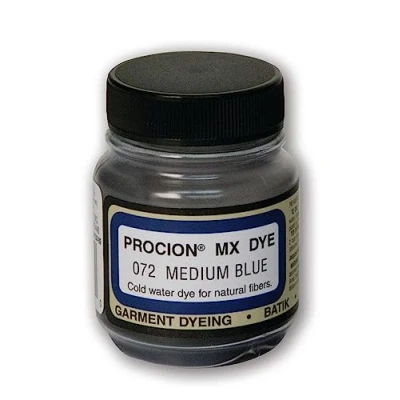 Image of Jacquard Procion MX Medium Blue Fabric Dye Vibrant and Permanent for DIY Textile Projects