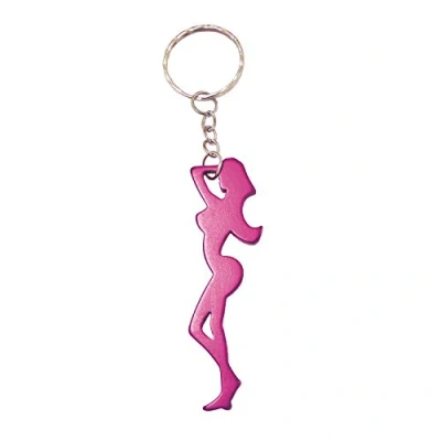 Image of Komonee Woman Purple Metal Keychain Women Key Ring Lady Chain Novelty Girl Keyring