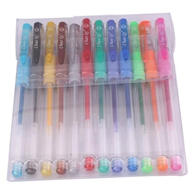 Image of Gel Pen Set Amazing Assorted Vibrant Colors with Pastel 12 Pack /8 Pack/6pack Colored Pens (12pcs)