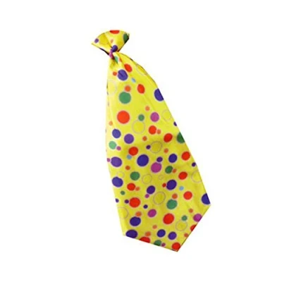 Image of Dress Up America Clown Neck Tie (Yellow)