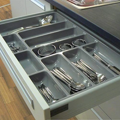 Image of FITTINGSCO Plastic Cutlery Tray to Suit Blum Kitchen Utensil Drawers 415mm x 422mm 60mm