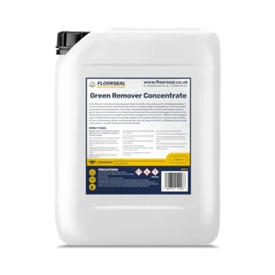 Image of Green Remover Concentrate For Roofs, Walls, Driveways &amp; Patios Removes Organic Matter, Algae, Mould More (Formerly Moss Plus) (5 Litre)