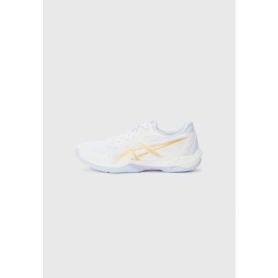 Image of Asics GEL Rocket 12 Volleyball shoes, Women&#039;s, Size: 6, White/champagne shoes
