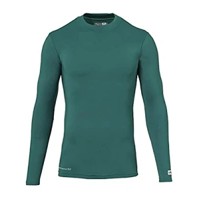 Image of Uhlsport Kid&#039;s 100307806 Long sleeves Under Shirt, Green (Vert Lagon), 10 11 years (Manufacturer Size: 140)