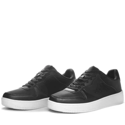 Image of Kappa Unisex&#039;s Logo Maserta Gymnastics Shoe, A00 Black White, 10.5 UK