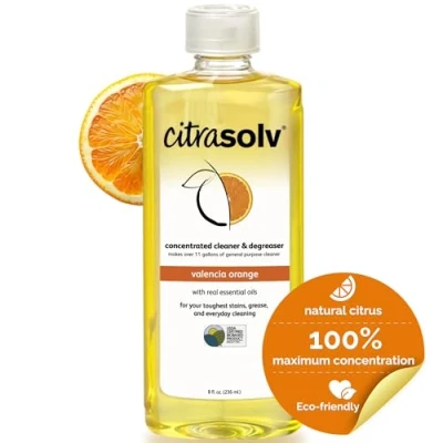 Image of Citra Solv Natural Cleaner and Degreaser Concentrate Valencia Orange, 8 Fluid Ounce
