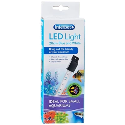 Image of Interpet Kids Glow White and Blue LED Light for Aquarium