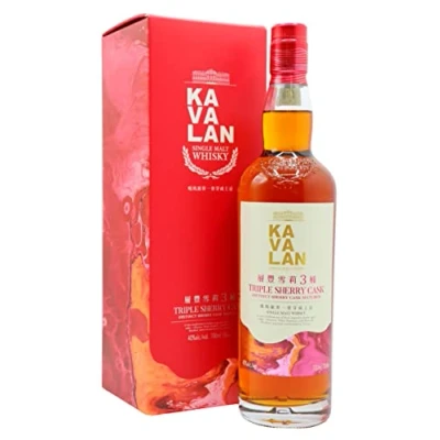 Image of Kavalan Triple Sherry Cask Taiwanese Whisky 70cl 40% ABV