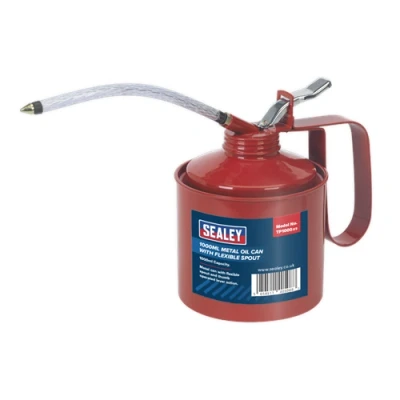 Image of Sealey Metal Oil Can Flexible Spout 1000ml