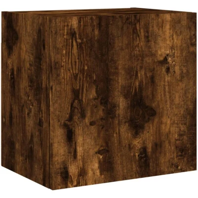 Image of vidaXL TV Wall Cabinet Smoked Oak 40.5x30x40 cm Engineered Wood