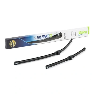 Image of 0415881, 415881, 61610415881, 61610415882, 61612455437 Wiper BLADE VALEO SILENCIO X.TRM, FLAT SET 574399 BMW: 3 Convertible, Saloon