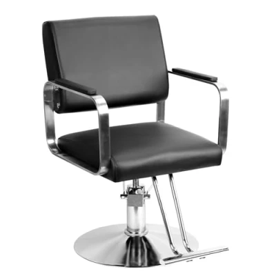 Image of Calager Salon Barber Chair,Height Adjustable Hydraulic Chair with Headrest and Footrest,360 Swivel Hairdressing Shaving Styling for Hairdresser Beauty Spa Tattoo (Black)