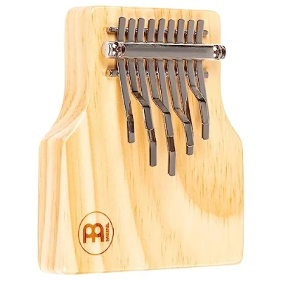 Image of Meinl Percussion Solid Series Kalimba Medium Large Thumb Piano Tuning A C F E B Pine / Steel, Natural Chrome (KA9 M)