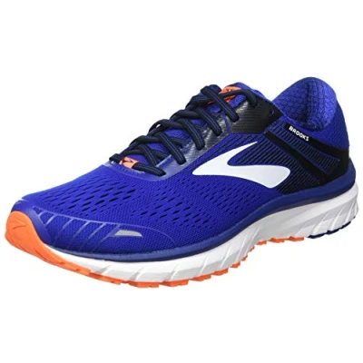 Image of Brooks Men&#039;s Defyance 11 Running Shoe, Blue/Orange/White, 9.5 UK