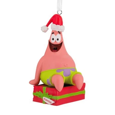 Image of Hallmark Nickelodeon Spongebob Squarepants Patrick Christmas Ornament