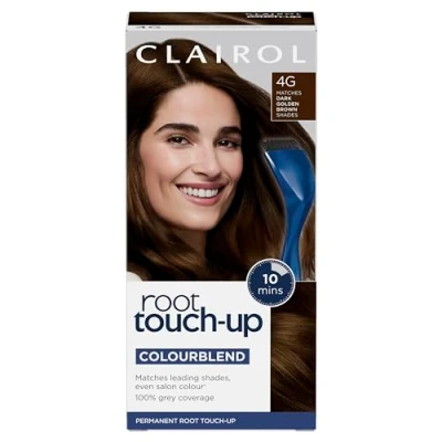 Image of Clairol Root Touch Up Permanent Hair Dye, 4G Dark Golden Brown, Packaging may vary