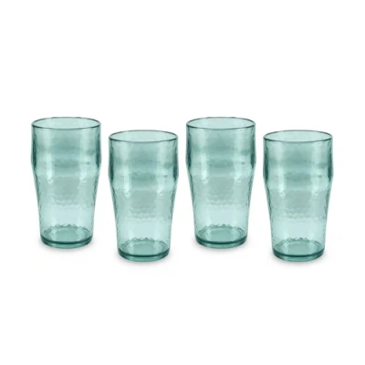 Image of Tower Fresco Reusable Plastic Beer Glass Set of 4