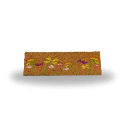 Image of Garden Mile Doormat Door Mat Natural Look Slip Resistant PVC Backing Safe Anti Indoor Outdoor Use Animal Themed Colourful Hard Wearing (Meadow)