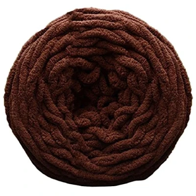 Image of Gemini_mall® 100% Acrylic Soft Thick Chunky Yarn Knitting Yarns Wool 100g, Brown