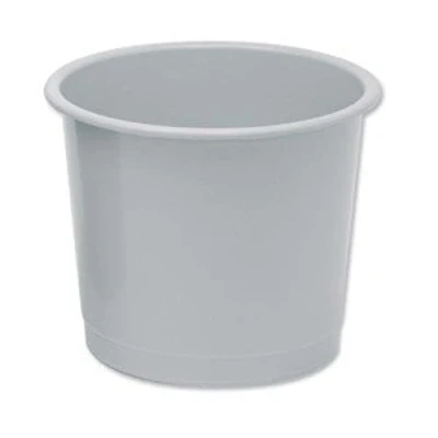 Image of 5 Star 330895 Waste Bin Polypropylene 14 Litres D304xH254mm Grey