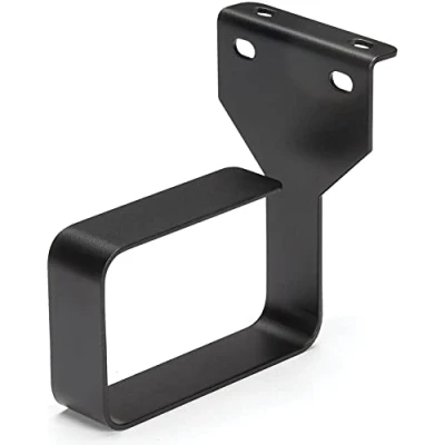 Image of StarTech.com 2.4 x 3.9in Vertical Cable Management D Ring 1.5U Metal Hooks Wire Organizer for 2 or 4 Post Network/Server Racks (CMHOOKMW) , Black