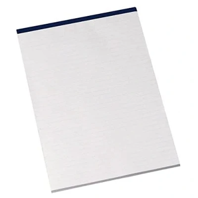 Image of Q Connect Narrow Ruled Board Back Memo Pad 160 Pages A4 (Pack of 10)