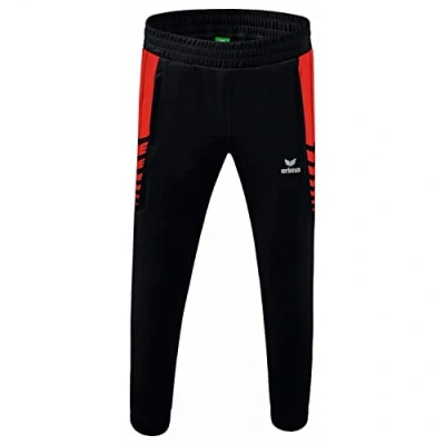 Image of Erima Men&#039;s Six Wings Worker Functional Pants, Black/Red, S