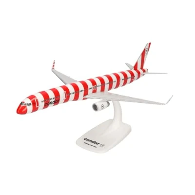 Image of herpa 613606 001 Snap Fit Condor Boeing 757 300 &quot;Passion Miniature 1:200 Scale Collectible Model with Base Plastic