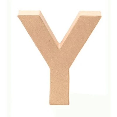 Image of Glorex 6 2029 125 Paper, cardboard, 17.5 x 14 5.5 cm Letter Y