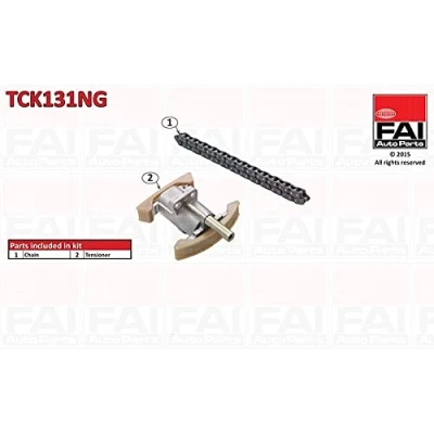 Image of 058109217A, 058109229B Timing Chain Kit FAI AutoParts TCK131NG without gears, gaskets/seals Simplex, Bolt AUDI: A4 B7 Saloon