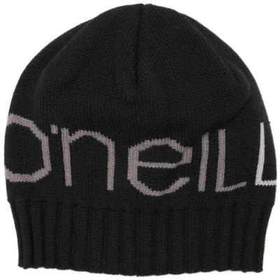 Image of O&#039;Neill Jacquard Logo Beanie Women&#039;s Hat Black Out One Size