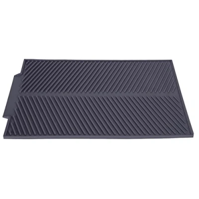 Image of Jadeshay Folding Draining Mat, Silicone Kitchen Drying Mat Dish Non Slip Flume Drain Board Drainer Mats, for Universal