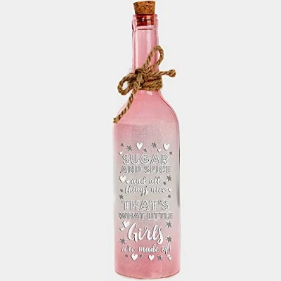 Image of Sugar and Spice Girl LED Bottle Light