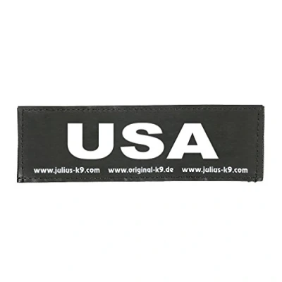 Image of Interchangeable Patches, 1 pair, USA, Size: Small, Black