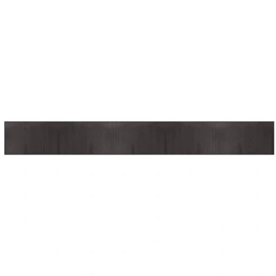 Image of vidaXL Rug Rectangular Dark Brown 60x500 cm Bamboo