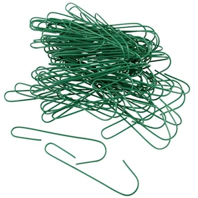 Image of 150 Green Assorted Sizes Plastic Bauble Hooks Christmas Tree Decoration