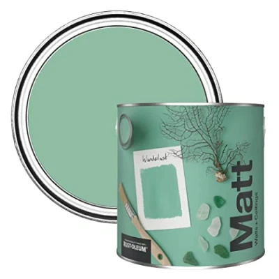 Image of Rust Oleum Colours Matt Emulsion Wall and Ceiling Paint Wanderlust 2.5L