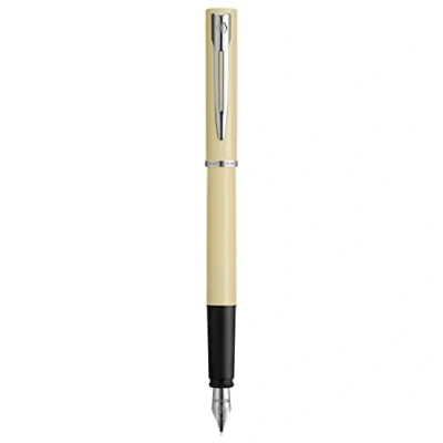 Image of Waterman Allure Fountain Pen Citron Yellow Pastel Lacquer Fine Nib With Gift Box