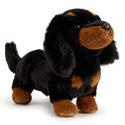 Image of Zappi Co Daisy the Dachshund Plush Toy Sausage Dog (20cm) Delight Soft, Cuddly, 100% Recycled Adorable Elongated Friend