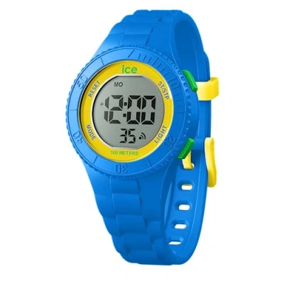 Image of ICE WATCH digit Blue yellow green Boy&#039;s wristwatch with plastic strap 021615 (Small)