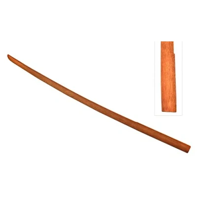 Image of Cimac Bokken Training Aid Wooden Adult Red Oak Martial Arts 40&quot; Free Tsuba Included