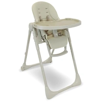 Image of My Babiie MBHC9 Highchair from Birth Newborn to 3 Years (15kg), Adjustable, 5 Recline Positions, 7 Height Settings, Removable Tray, Padded Seat, Foldable, Chair for Baby &amp; Toddler Oatmeal