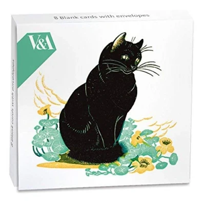 Image of Mini Notecard Wallets 8 Notecards Lucky Cat Design