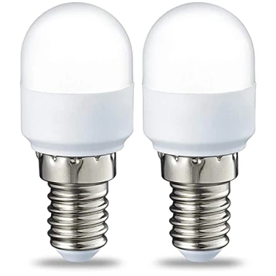 Image of Amazon Basics E14 LED lamp T25, Refrigerator lamp, 1.7 W (Replaces 15 W), Warm White, Non Dimmable Pack of 2