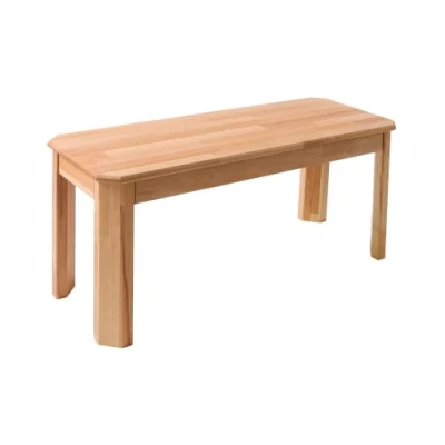 Image of Krok Wood Berlin Bench Solid in Beech (94 x 35 45 cm)