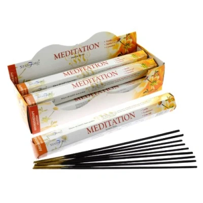 Image of STAMFORD INC. 37117 Meditation Incense Sticks, 20 Sticks x 6 Packs