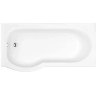 Image of Iflo Rennes P Shaped Showerbath 1675 X 750mm 0 Tap Hole Left Hand